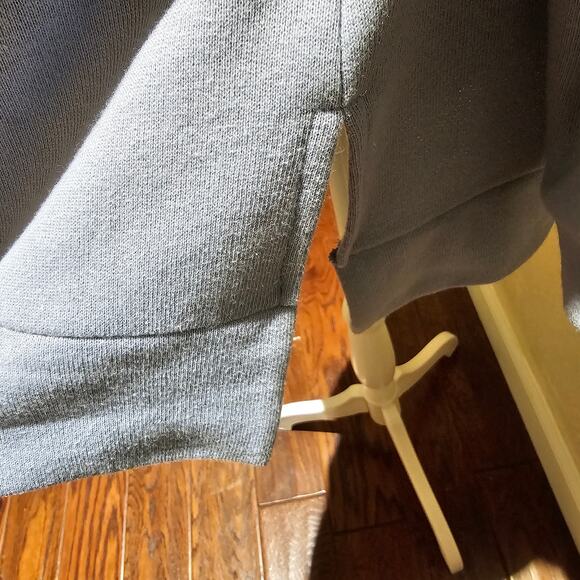 Cato L NWT Floral Lace Panel Sweatshirt Blue Cozy Winter Top Soft Chic Pullover - Picture 12 of 12